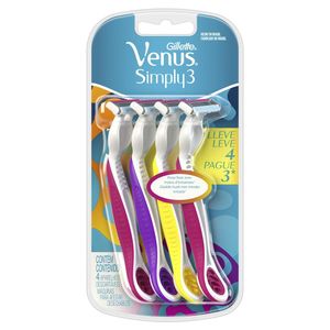 Aparelho Descartável para Depilar Gillette Venus Simply3 4und