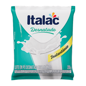 Leite em Pó Desnatado Instantâneo Italac 200g