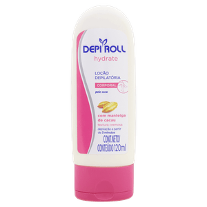 Loção Depilatória Corporal Depi Roll Hydrate Frasco