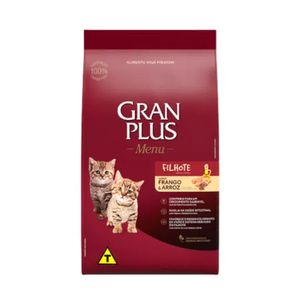 Ração GranPlus Gatos Filhotes Frango e Arroz