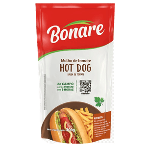 Molho de Tomate Bonare Hot Dog Sachê 300g