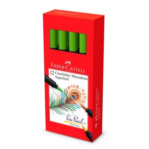 Pincel Hidrocor Supersoft Verde Faber Castell