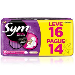 Absorvente Com Abas Suave Total Protect Leve 16  Unidades Pague 14