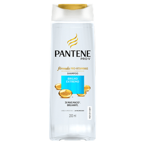 Shampoo Pantene Brilho Extremo Frasco 200ml