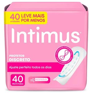 Protetor Diário sem Abas Ultra Flexível Intimus 40x1