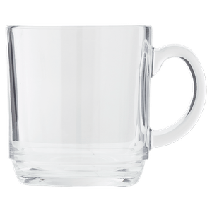 Caneca Transparente Aspen Vidro 300ml Nadir