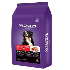 Ração ProActive Premium Cães Adultos Todas as Raças 10,1kg