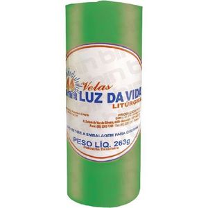 Vela Liturgia Luz da Vida Verde 57mm 334g