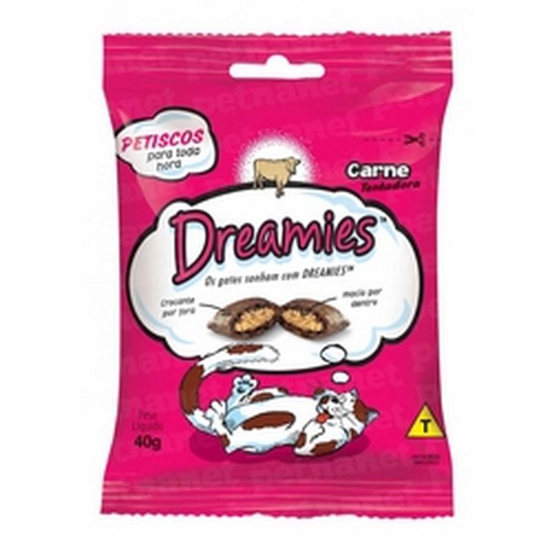 racao-pgato-dreamies-carn-40g