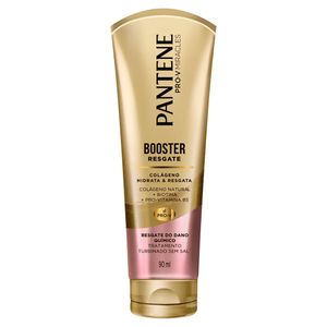 Máscara de Tratamento Pantene Booster Resgate Colágeno Hidrata & Resgata Bisnaga 90ml