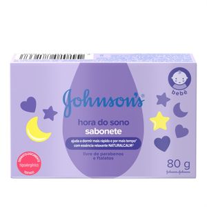 Sabonete Relaxante em Barra Johnson's Baby Hora do Sono 80g