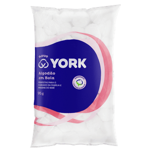 Algodão em Bolas York Pacote 95g