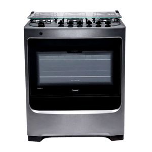 Fogão 6 Bocas CFS6NAR Mesa de Inox Consul Inox Bivolt