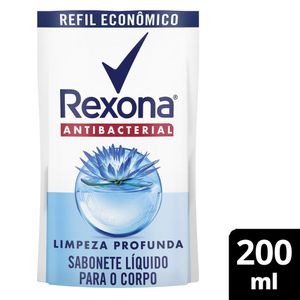 Sabonete Líquido Rexona Limpeza Profunda 200ml Refil