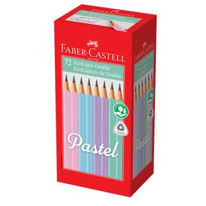 Lapis Preto Faber Castell Max Pastel Pacote com 72 Unidades