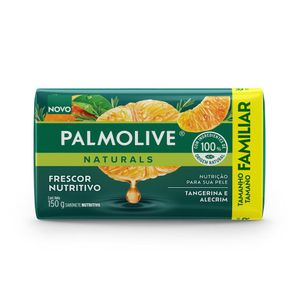 Sabonete em Barra Palmolive Naturals Frescor Nutritivo Tangerina & Alecrim 150g