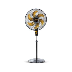 Ventilador de Coluna 40cm 6 Pás Mallory Delfos TS+ Preto/Dourado 220V