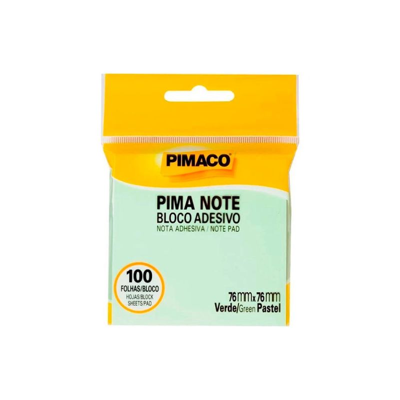 post-it-pimaco-76x76-verde-100f