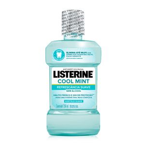 Listerine Cool Mint Enxaguante Bucal sem Álcool 250mL