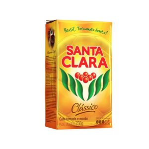 Café Torrado e Moído Clássico Santa Clara 250g