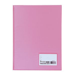 Pasta Catálogo Pvc Rosa 50 envelopes