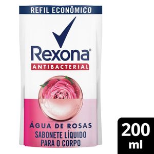 Sabonete Líquido Rexona Água de Rosas 200ml Refil