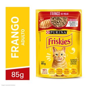 Ração Úmida Gatos Adultos Friskies Frango 85g