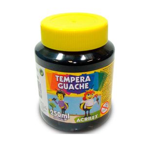 Tinta Guache Preta Acrilex 250ml