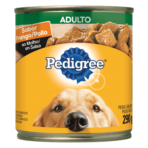 Alimento para Cães Adultos Frango ao Molho Pedigree Lata