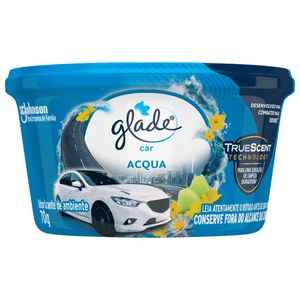 Desodorizador Glade Gel Car Acqua 70g