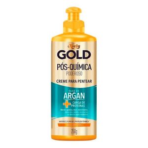 Creme para Pentear Niely Gold Óleo de Argan Pós-Química Frasco 250g