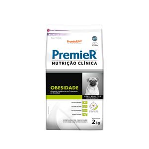 Ração Premier Nutrição Clínica Obesidade para Cães Adultos Raças Pequenas 2Kg