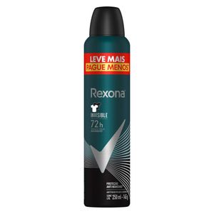 Desodorante Antitranspirante Aerosol Rexona Men Invisible 250ml