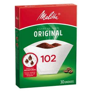 Filtro de Papel Original Melitta 102 Caixa com 30 Unidades