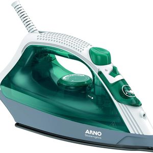 Ferro De Passar A Vapor Arno Steamgliss FSGP Branco e Verde Antiaderente 220V