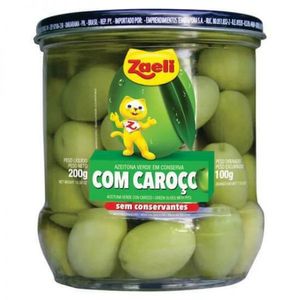 Azeitona Zaeli Verde 100g