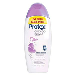 Sabonete Íntimo Líquido Protex Cuidado Íntimo Calm&Protect 200ml Embalagem Promocional Grátis 50ml