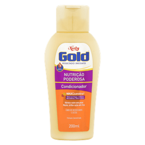 Condicionador Niely Gold Nutrição Poderosa Frasco