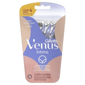 Aparelho Descartável para Depilar Gillette Venus Leve 4 Pague 3 Unidades