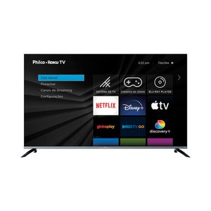 Smart TV LED Philco Roku TV 58 " Ultra HD 4K Dolby Audio