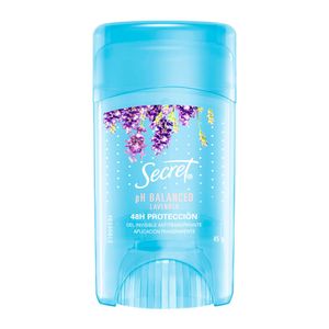 Desodorante Antitranspirante Gel Secret Balanced Lavender 45g