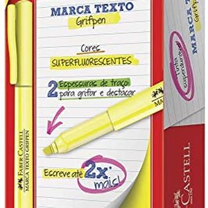 Marca Texto Amarelo Grifpen Faber Castell 12x1