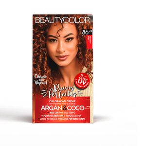 Coloração Permanente Beauty Color Ruivos Perfeitos - 86.74 Ruivo Caramelo