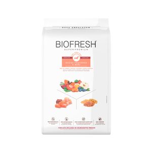 Ração Biofresh Mix de Carnes, Frutas, Legumes E Ervas Frescas Cães Sênior de Raças Pequenas e Minis 3kg