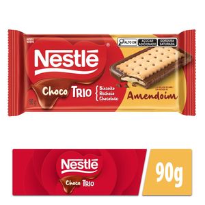 Chocolate Chocotrio NESTLÉ Pasta de Amendoim 90g