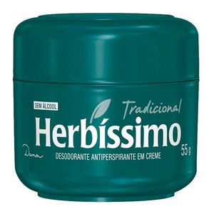 Desodorante Antitranspirante Creme Herbíssimo Tradicional 55g