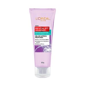 Gel de Limpeza L'Oréal Paris Antioleosidade Revitalift Hialurônico 80g