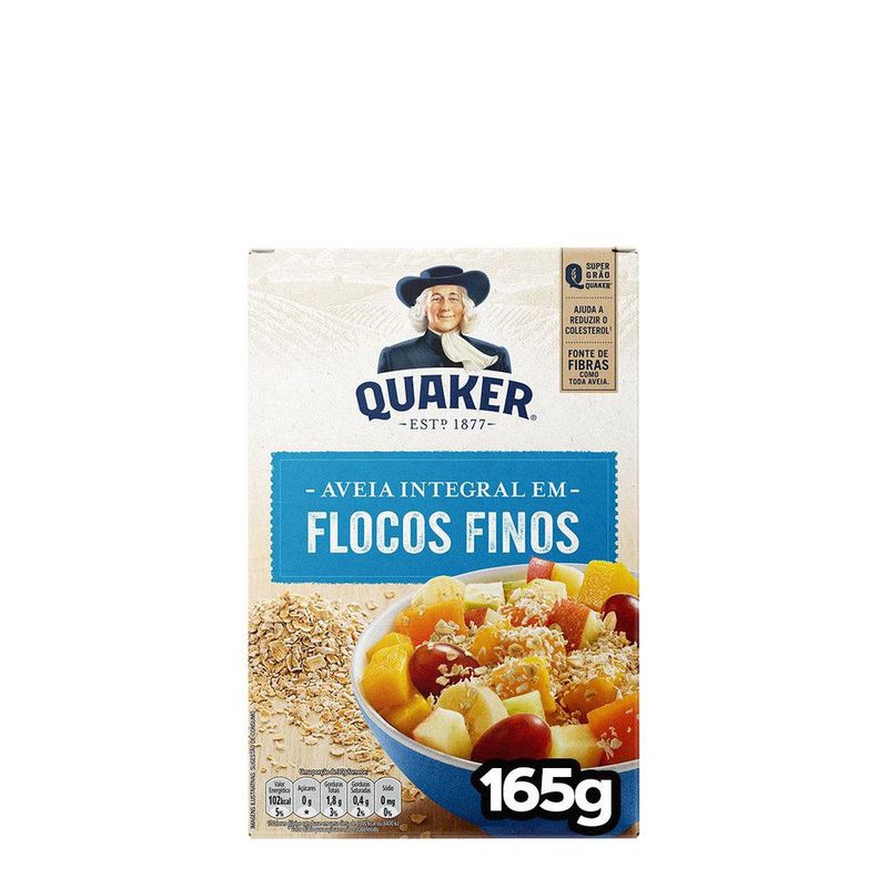 aveia-quaker-flocos-finos-165g