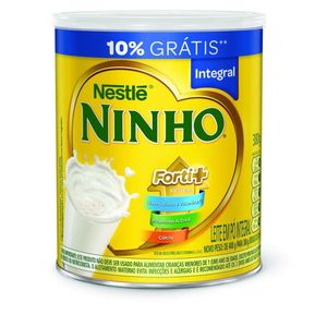 Leite em Pó Ninho Integral 10% Grátis Lata 380g