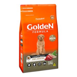 Ração Premier Pet Golden Fórmula Cães Adultos Sabor Carne